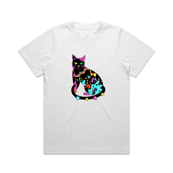 Neon Meow - AS Colour - Women's Heavy Tee Thumbnail