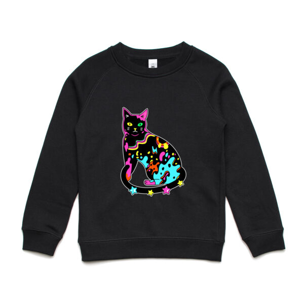 Neon Meow - AS Colour - Youth Supply Crew Sweatshirt Thumbnail