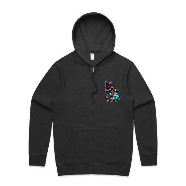 Neon Meow - AS Colour Official Zip Hoodie Thumbnail