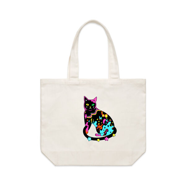Neon Meow - AS Colour Shoulder Tote Bag Thumbnail