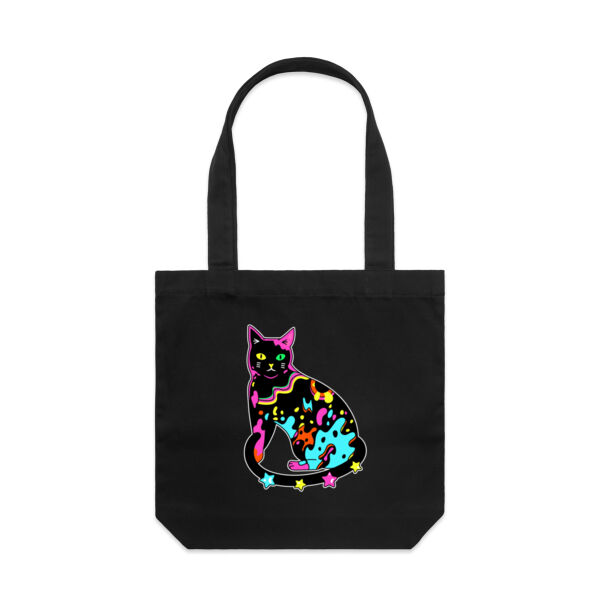 Neon Meow - AS Colour - Canvas Tote 'Carrie' Bag  Thumbnail