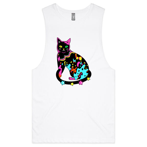Neon Meow - AS Colour - Barnard Tank Top - Muscle Tee Thumbnail