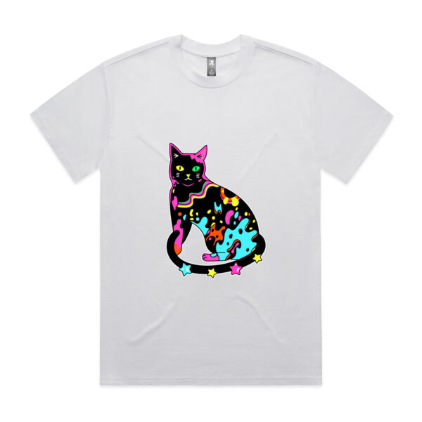 Neon Meow - AS Colour - Men's Heavy Tee Thumbnail