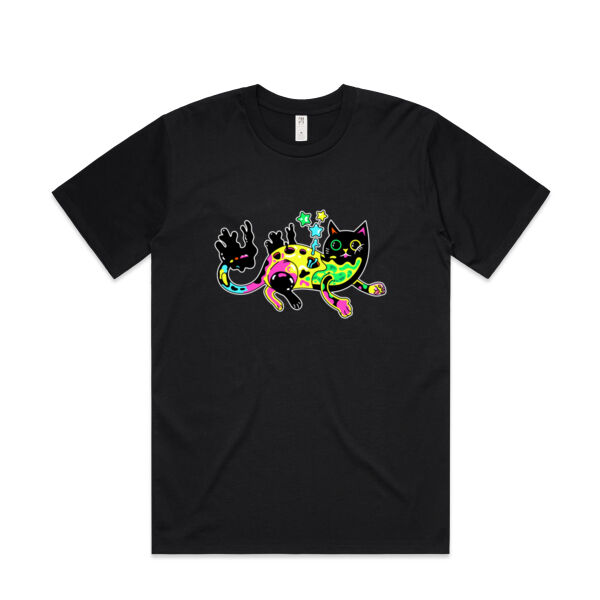 Neon Mimic Cat - AS Colour - Mens Classic Minus Tee Thumbnail