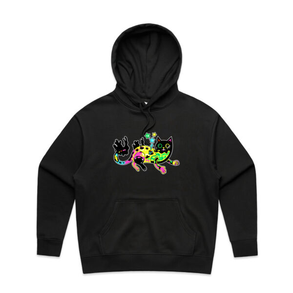 Neon Mimic Cat - AS Colour - Women's Heavy Hood Thumbnail