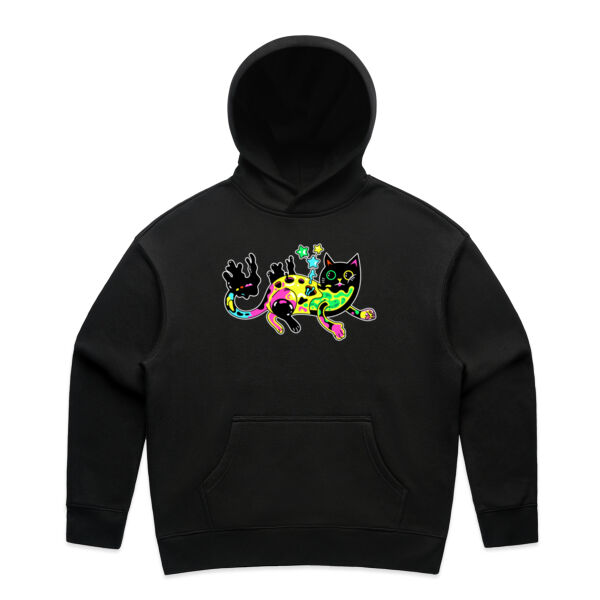 Neon Mimic Cat - AS Colour - Women's Relax Hood Thumbnail