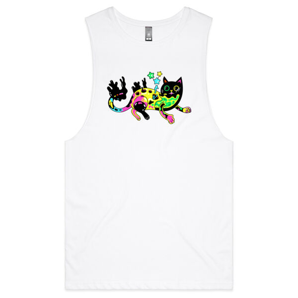 Neon Mimic Cat - AS Colour - Barnard Tank Top - Muscle Tee Thumbnail