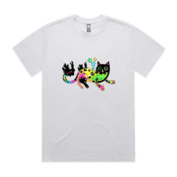 Neon Mimic Cat - AS Colour - Men's Heavy Tee Thumbnail