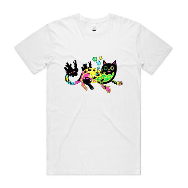 Neon Mimic Cat - AS Colour - Organic Staple Tee Thumbnail