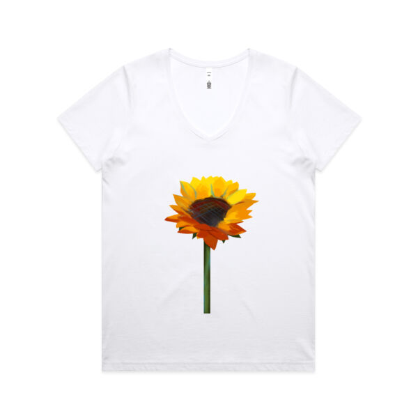 Warm & Sunny - AS Colour - Women's Maple V Neck Tee Thumbnail