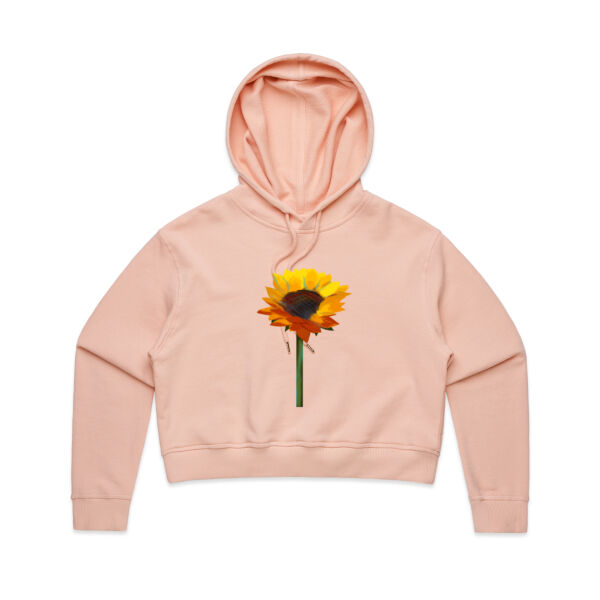 Warm & Sunny - AS Colour - Women's Crop Hood Thumbnail