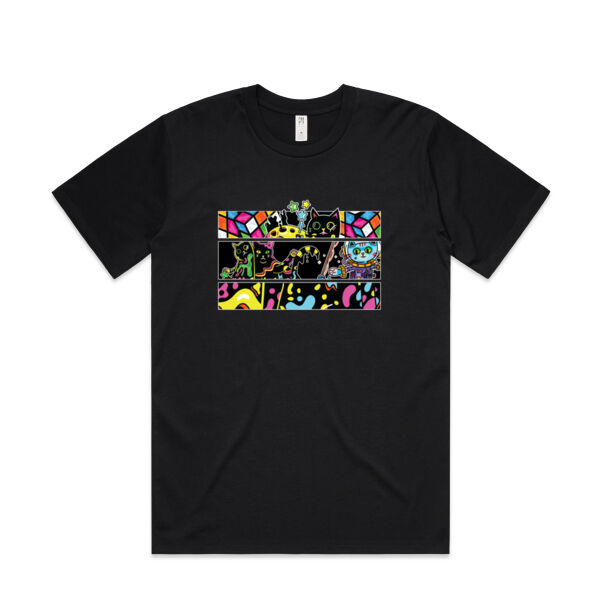 Fluro Cat Universe - AS Colour - Mens Classic Minus Tee Thumbnail