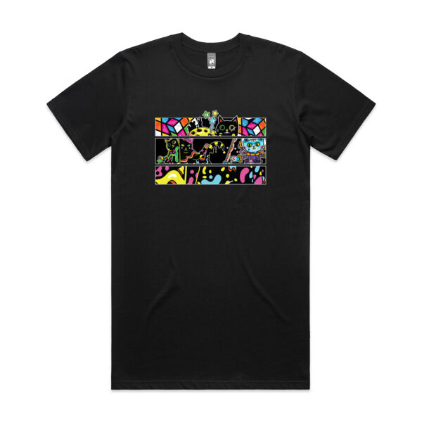 Fluro Cat Universe - AS Colour - Classic Plus Tee  Thumbnail