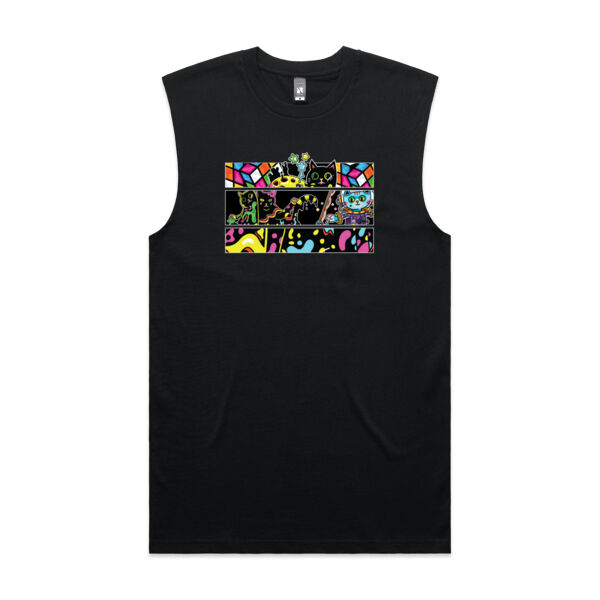 Fluro Cat Universe - AS Colour - Classic Tank Thumbnail