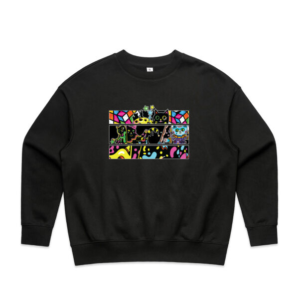 Fluro Cat Universe - AS Colour - Wo's Heavy Crew Thumbnail