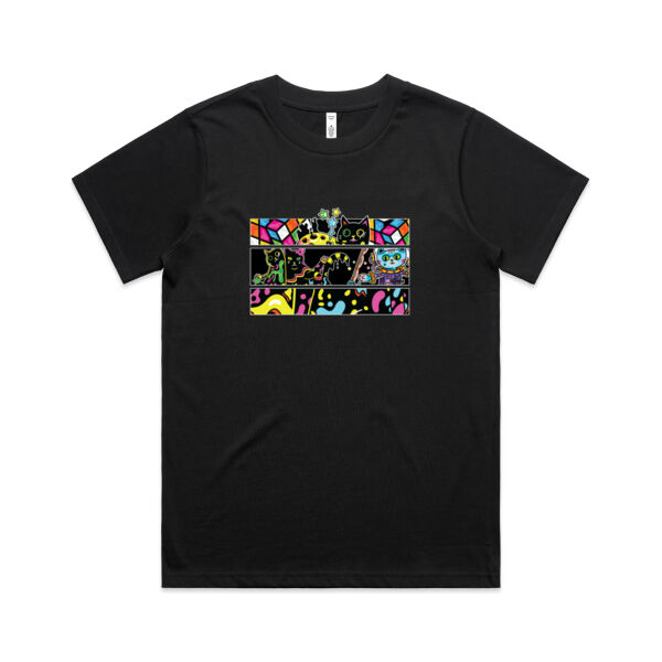 Fluro Cat Universe - AS Colour - Women's Classic Tee Thumbnail