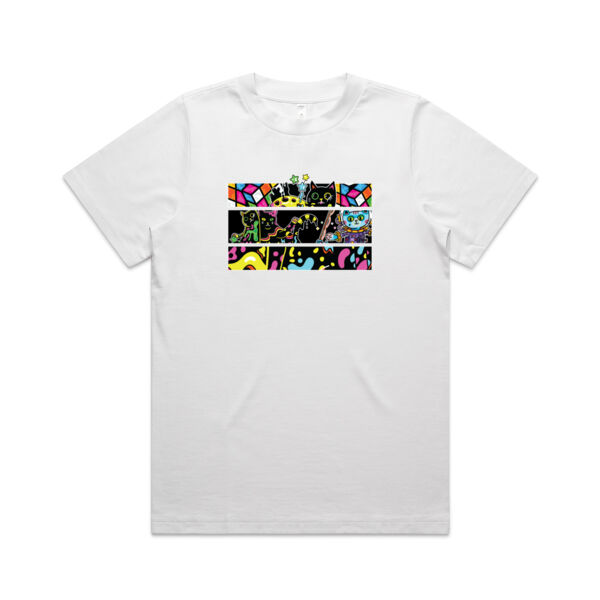 Fluro Cat Universe - AS Colour - Women's Heavy Tee Thumbnail