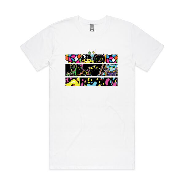 Fluro Cat Universe - AS Colour - Tall Tee Thumbnail