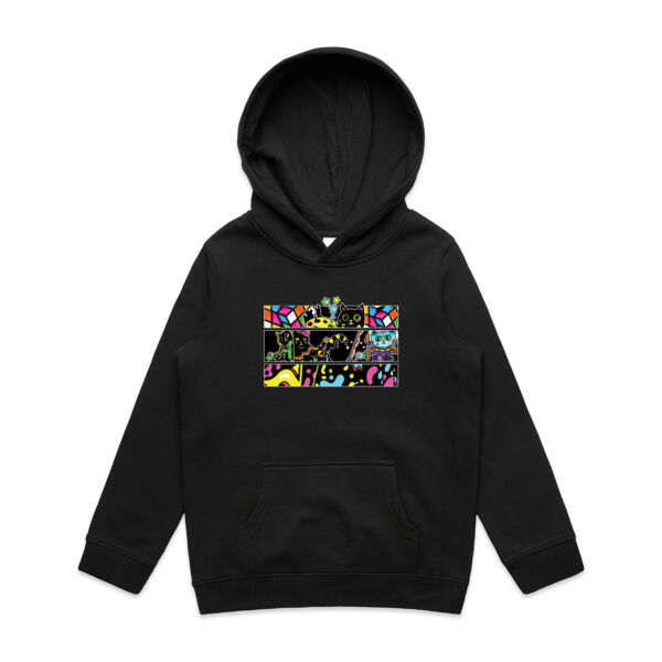 Fluro Cat Universe - AS Colour - Youth Supply Hood Thumbnail