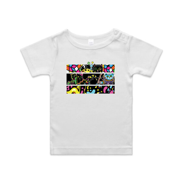 Fluro Cat Universe - AS Colour - Infant Wee Tee Thumbnail