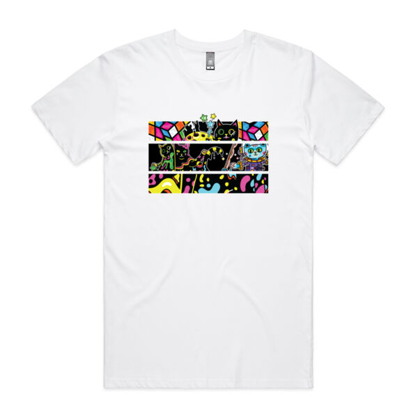 Fluro Cat Universe - AS Colour - Staple Tee Thumbnail