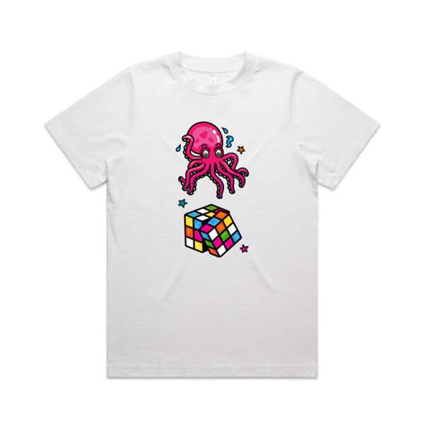 Octo Cube - AS Colour - Women's Heavy Tee Thumbnail