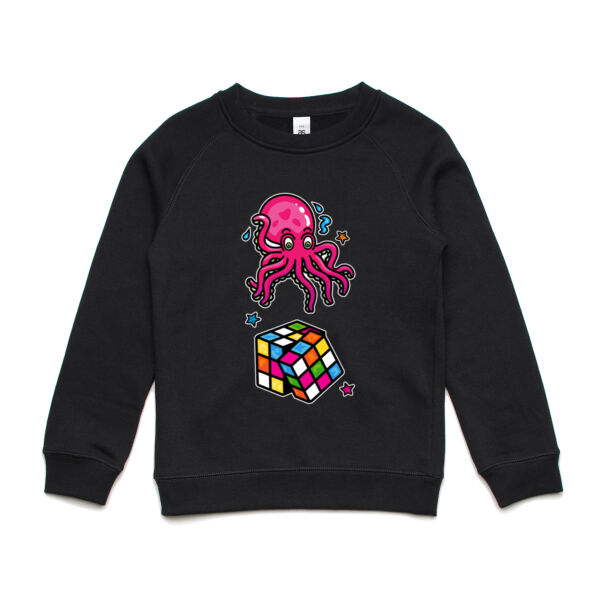 Octo Cube - AS Colour - Youth Supply Crew Sweatshirt Thumbnail