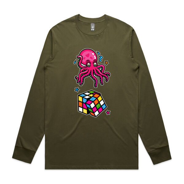 Octo Cube - AS Colour -  Men's Staple L/S Tee  Thumbnail