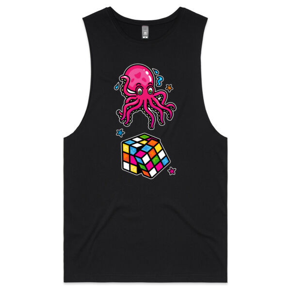 Octo Cube - AS Colour - Barnard Tank Top - Muscle Tee Thumbnail