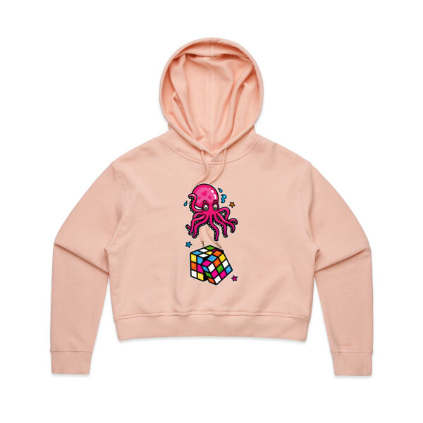Octo Cube - AS Colour - Women's Crop Hood Thumbnail