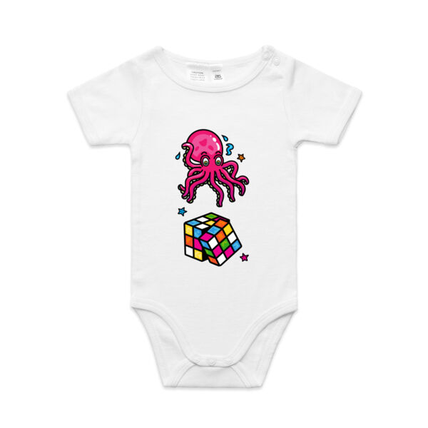 Octo Cube - AS Colour - Baby 'Mini-me' Onesie Romper Thumbnail
