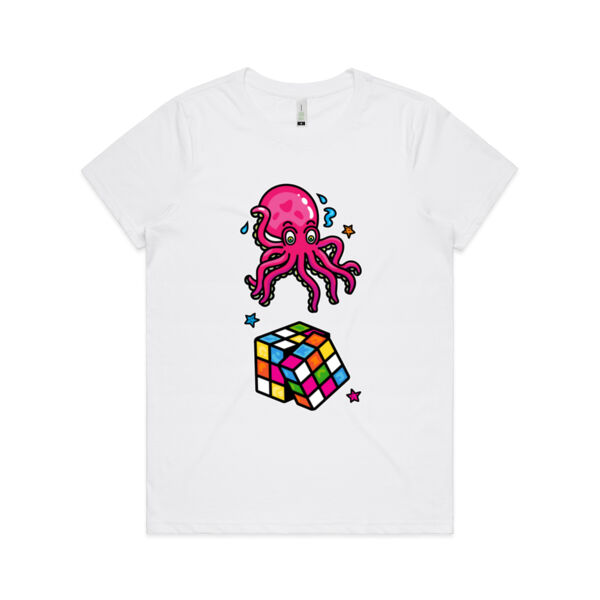 Octo Cube - AS Colour - Women's  Maple ORGANIC Tee Thumbnail