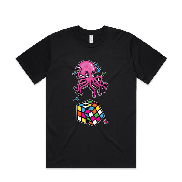 Octo Cube - Pink - AS Colour - Mens Classic Minus Tee Thumbnail