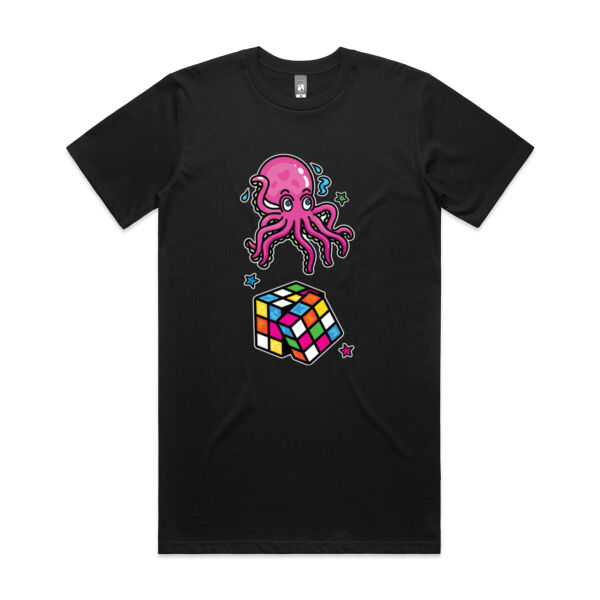 Octo Cube - Pink - AS Colour - Classic Plus Tee  Thumbnail
