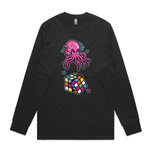 Octo Cube - Pink - AS Colour - Classic L/S Tee Thumbnail