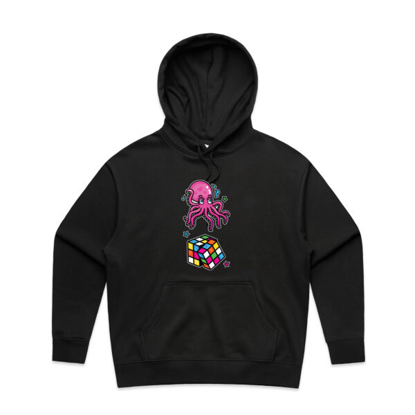 Octo Cube - Pink - AS Colour - Women's Heavy Hood Thumbnail