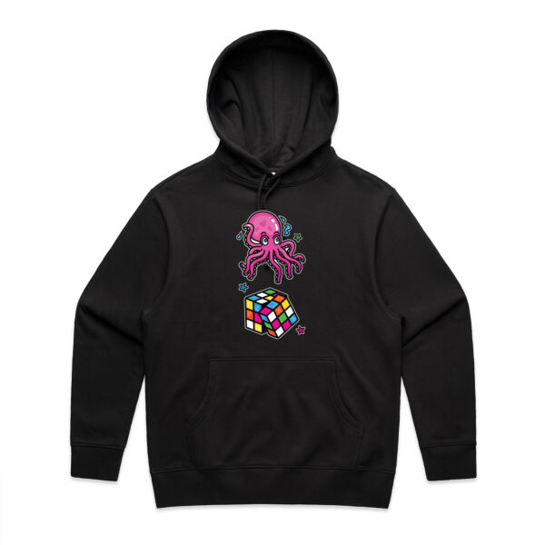 Octo Cube - Pink - AS Colour - Men's Heavy Hood Thumbnail