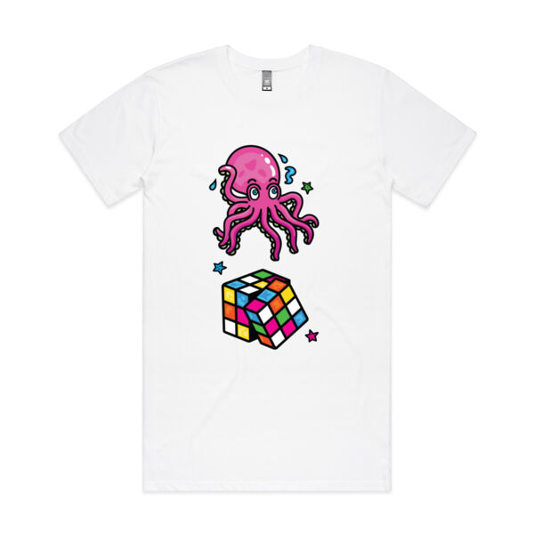 Octo Cube - Pink - AS Colour - Tall Tee Thumbnail