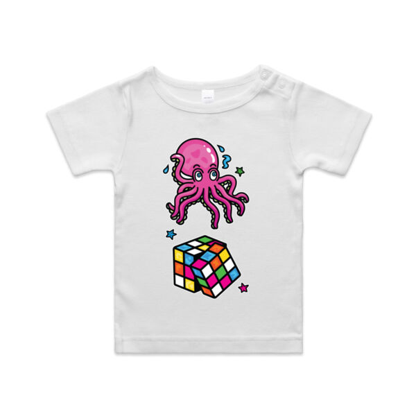 Octo Cube - Pink - AS Colour - Infant Wee Tee Thumbnail