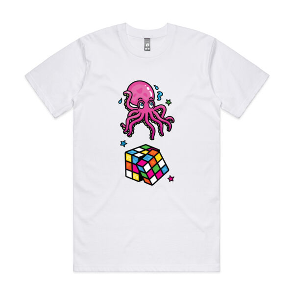 Octo Cube - Pink - AS Colour - Classic Tee Thumbnail