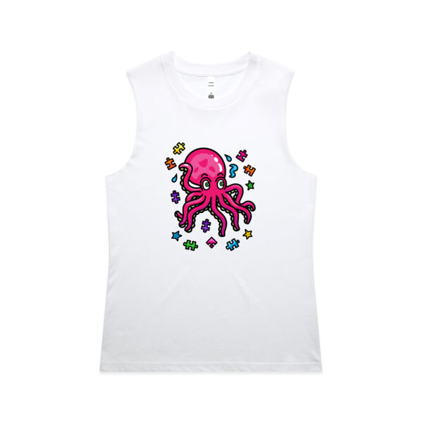 Octo Puzzle - AS Colour - Women's Maple Tank Thumbnail
