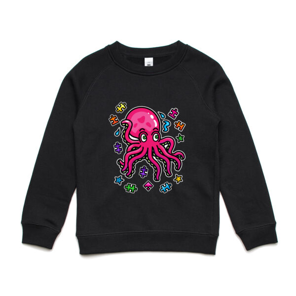 Octo Puzzle - AS Colour - Youth Supply Crew Sweatshirt Thumbnail