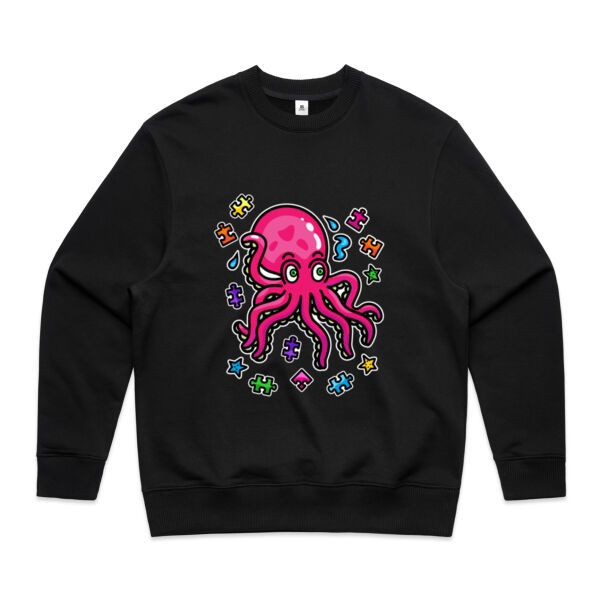 Octo Puzzle - AS Colour - Men's Heavy Crew Thumbnail