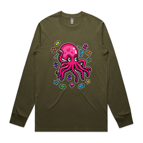 Octo Puzzle - AS Colour -  Men's Staple L/S Tee  Thumbnail