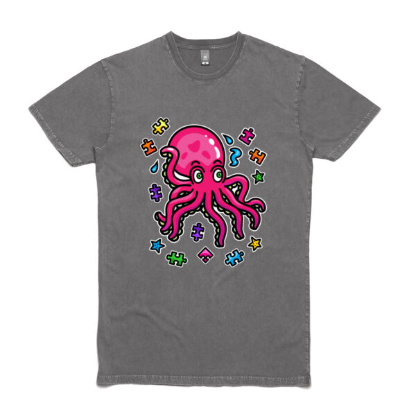 Octo Puzzle - AS Colour Stone Wash Staple Tee Thumbnail