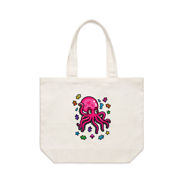 Octo Puzzle - AS Colour Shoulder Tote Bag Thumbnail