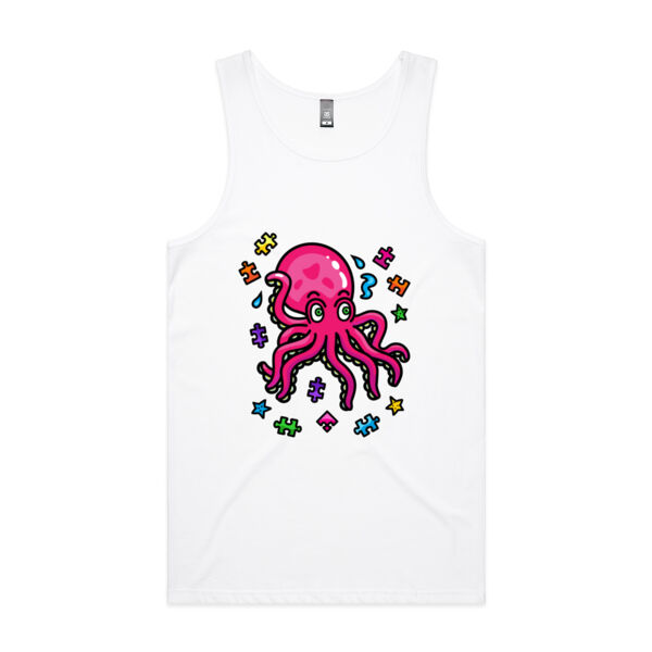 Octo Puzzle - AS Colour - Men's Lowdown Singlet Thumbnail
