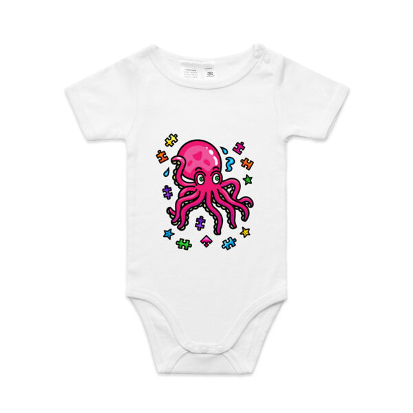 Octo Puzzle - AS Colour - Baby 'Mini-me' Onesie Romper Thumbnail