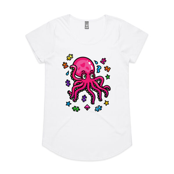 Octo Puzzle - AS Colour - Women's 'Mali' Scoop Tee Thumbnail