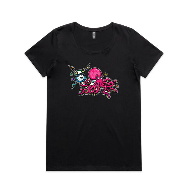 Clock-topus - AS Colour - Women's Maple Scoop Tee Thumbnail